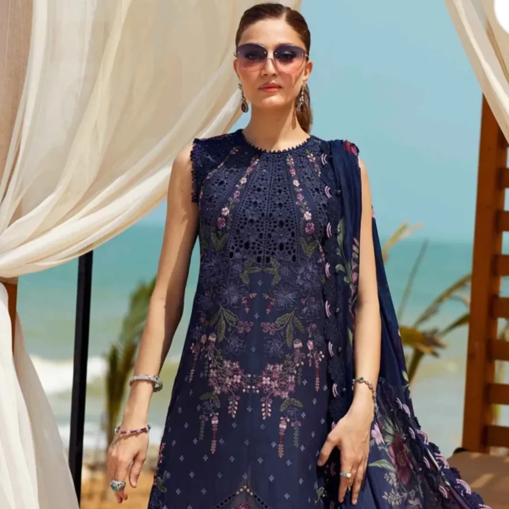 Maria.B Unstitched Embroidered Lawn